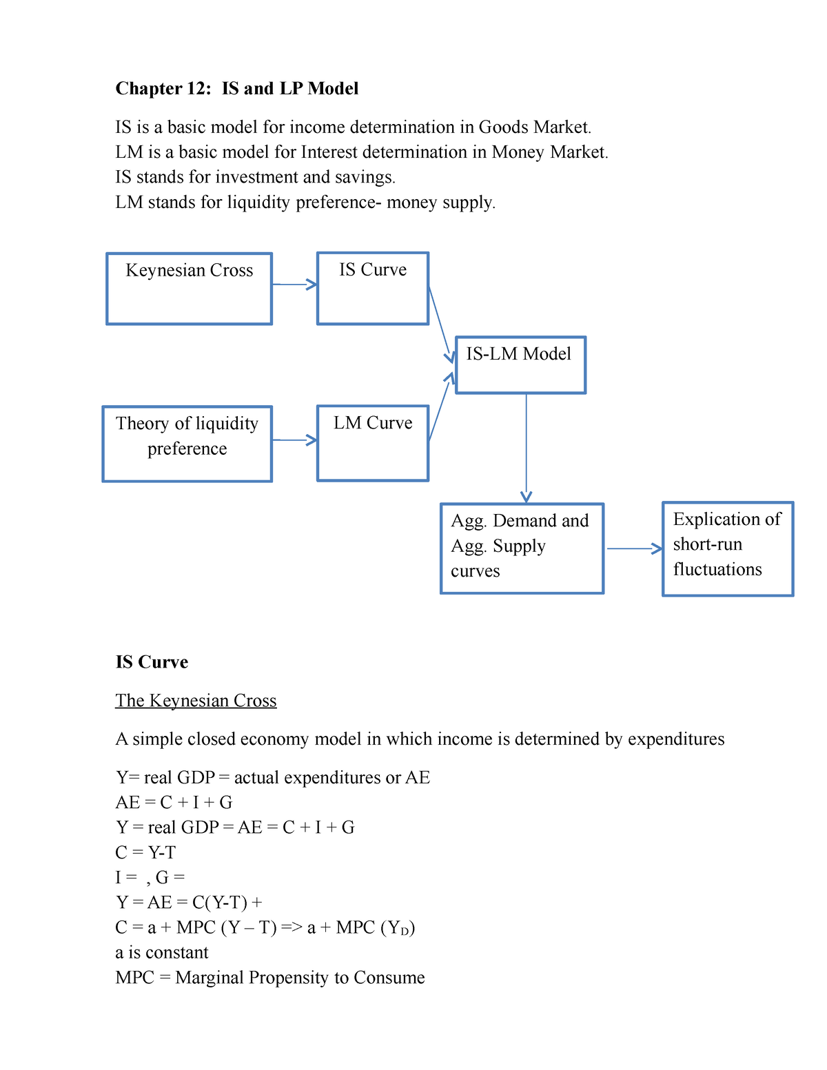 ECON122 Principles Of Macroeconomics - Chapter 12 - Notes - Chapter 12 ...