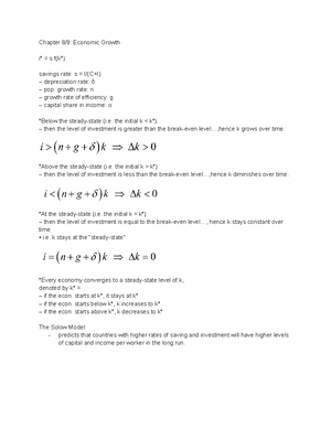 ECO CH 5 Notes - Chapter 5: Inflation: Its Causes, Effects, and Social ...