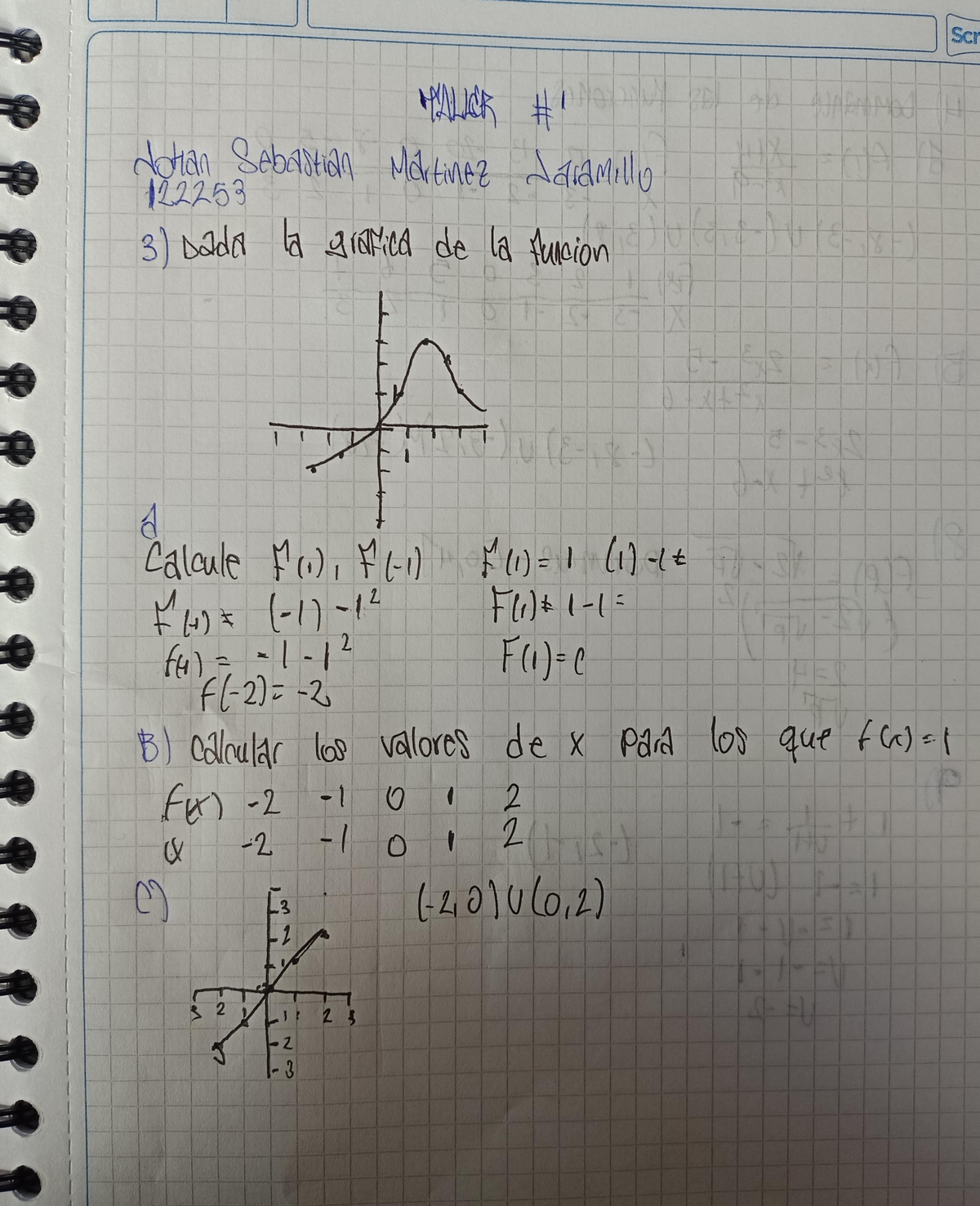 Taller 1 Calculo Diferencial - Cálculo Diferencial - Studocu