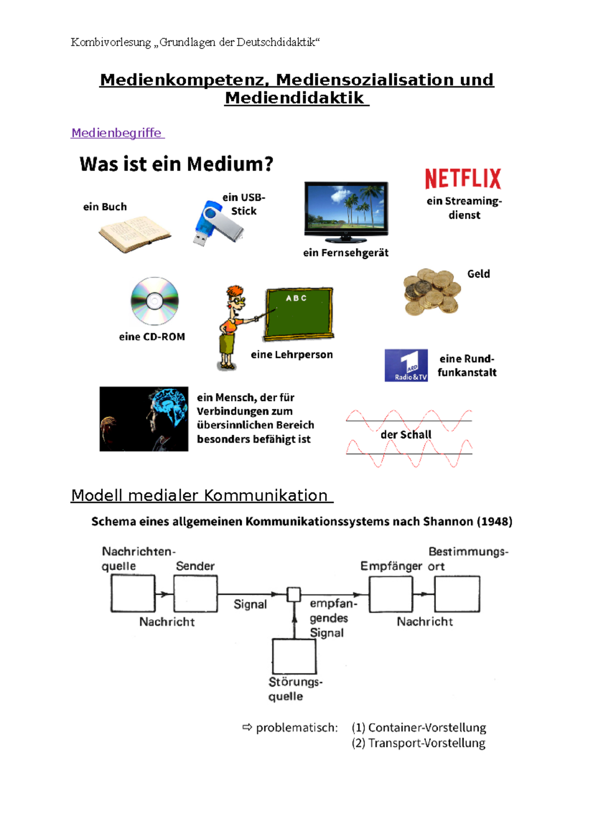 Medienkompetenz, Mediensozialisation Und Mediendidaktik ...