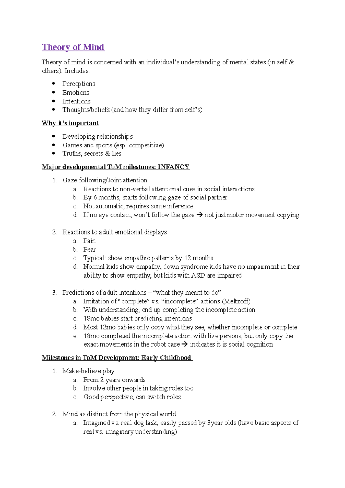 psyc3341-notes-theory-of-mind-theory-of-mind-is-concerned-with-an