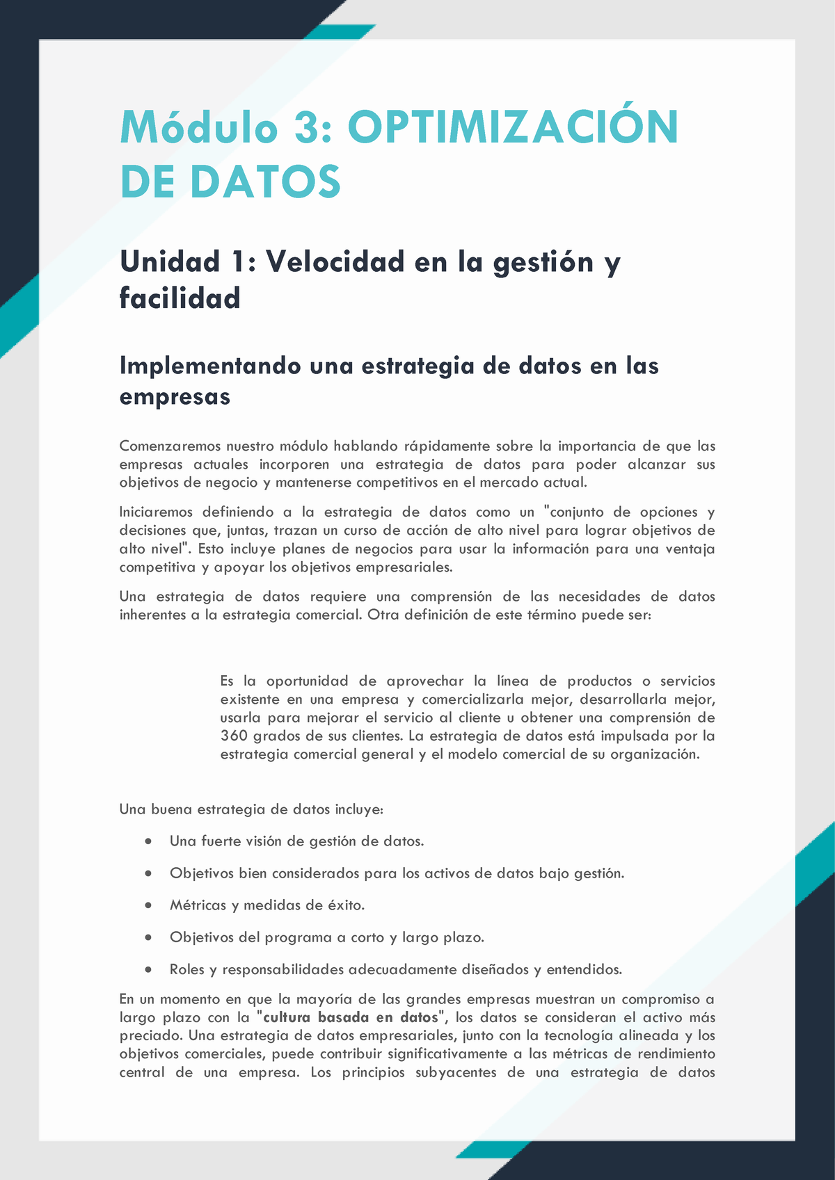 Módulo 3 - Coursework Tp 3 100% Real No Fake - MÛdulo 3: OPTIMIZACI”N ...