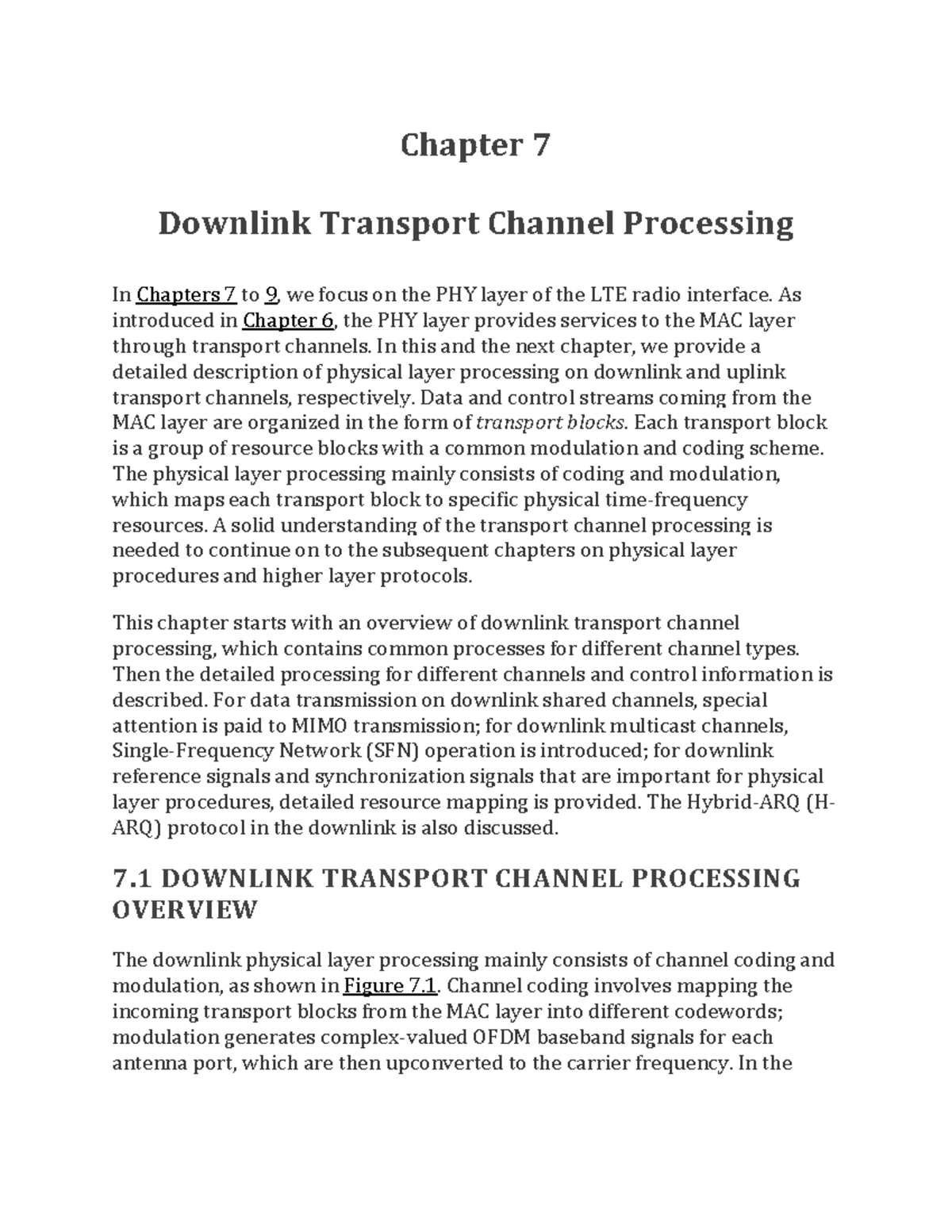 Chapter 7-converted - Chapter 7 Downlink Transport Channel Processing ...