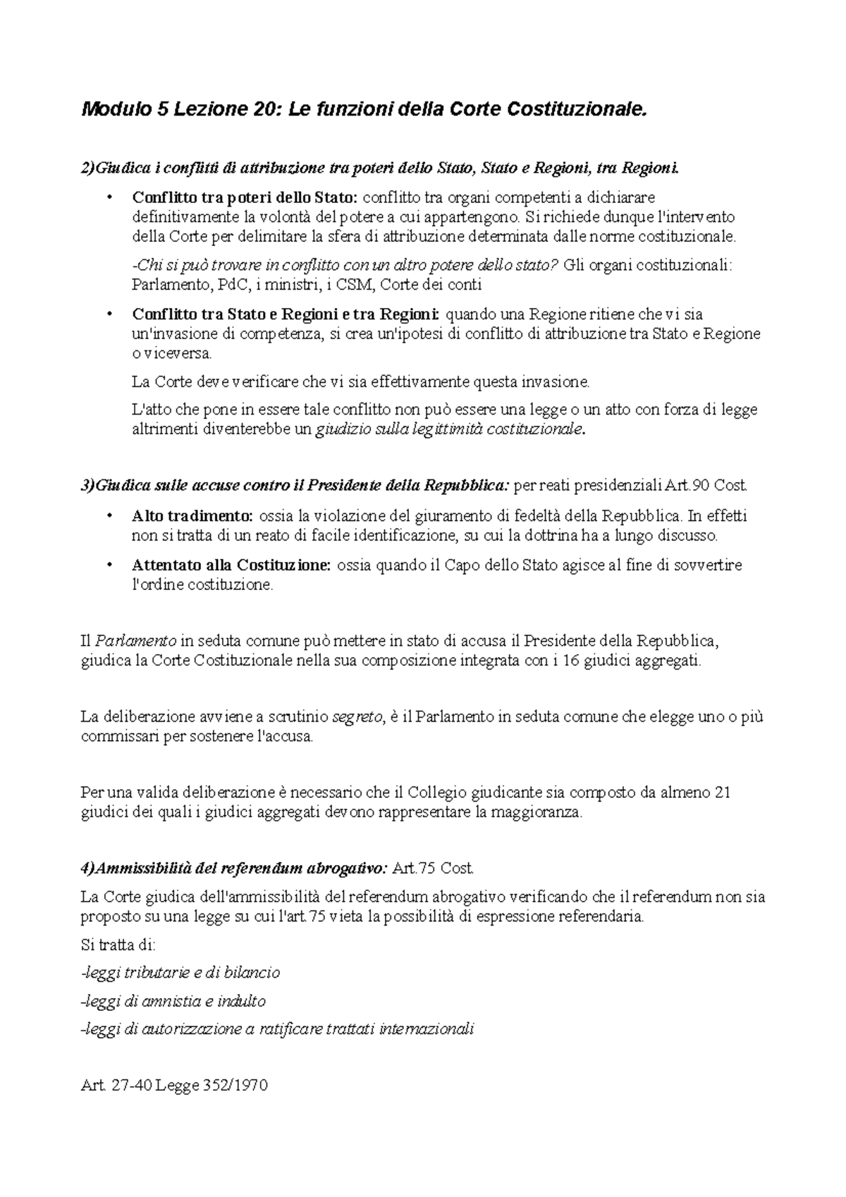La Corte Costituzionale è Composta Da