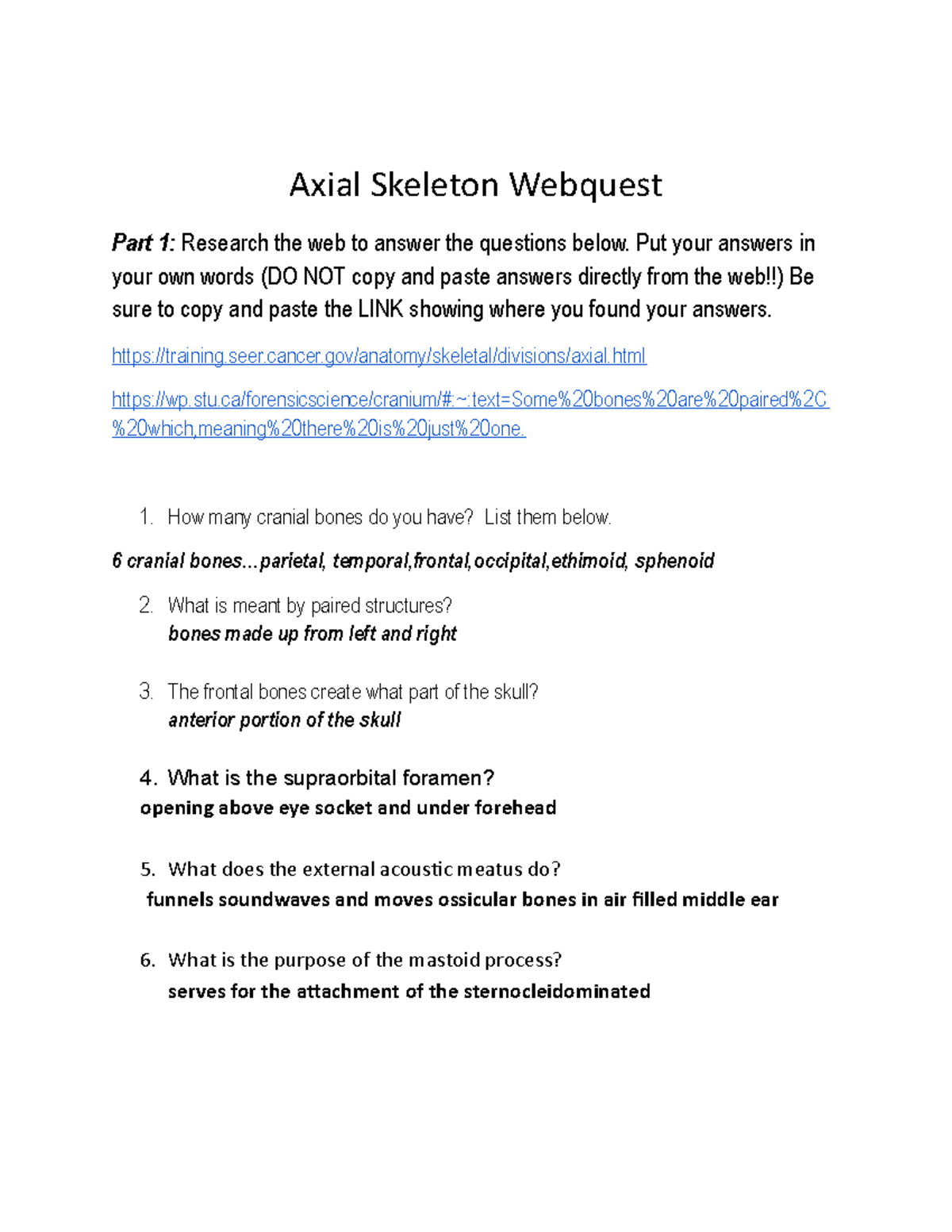 Unbelievable!  The Axial Skeleton: A Deep Dive - iwhdfg2