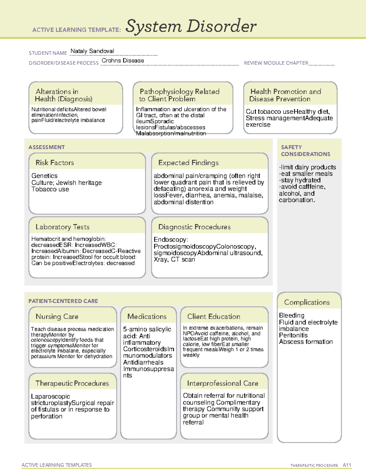 Active Learning Template sys Dis - ACTIVE LEARNING TEMPLATES ...
