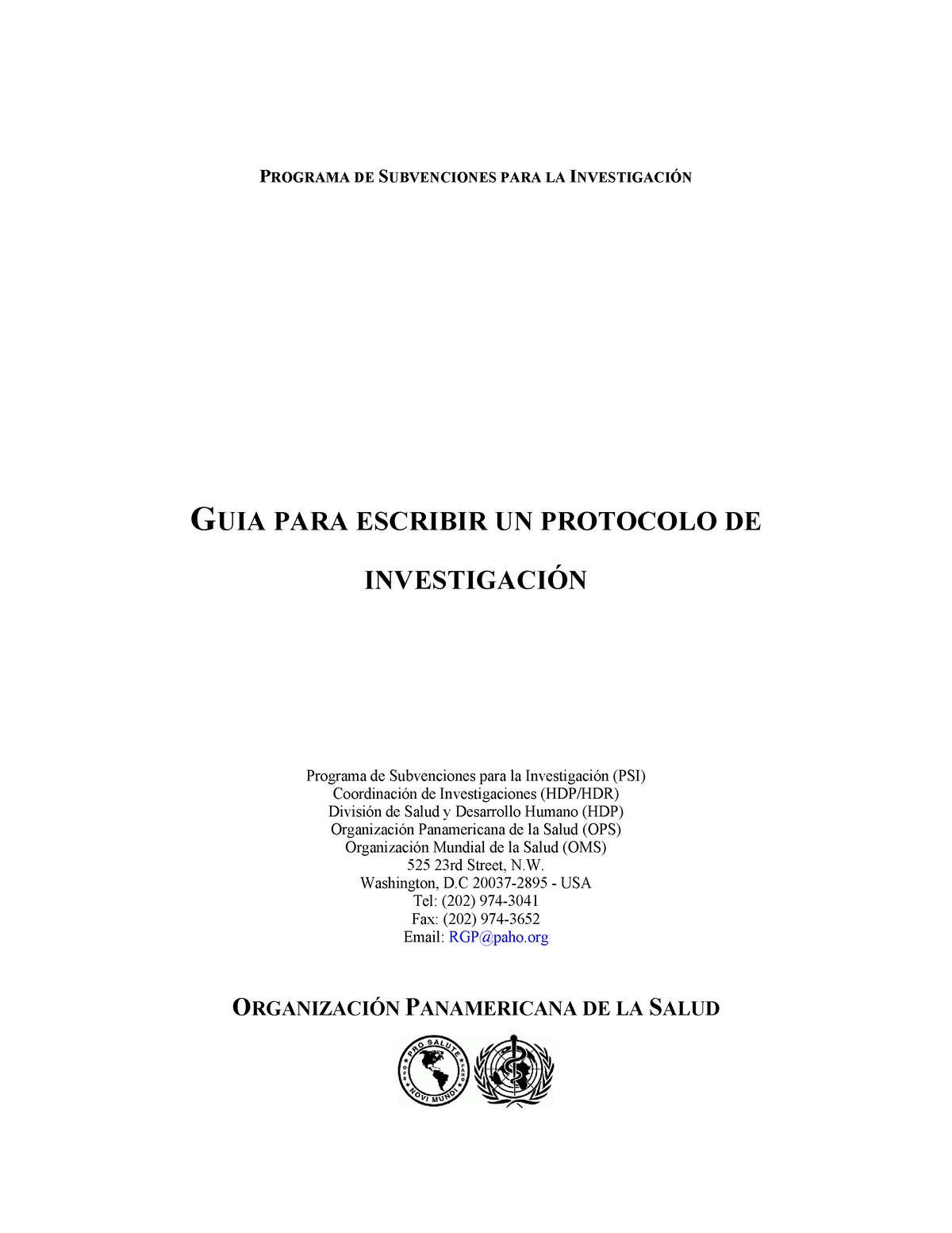 Ops - Espero Les Guste - PROGRAMA DE SUBVENCIONES PARA LA INVESTIGACI”N ...