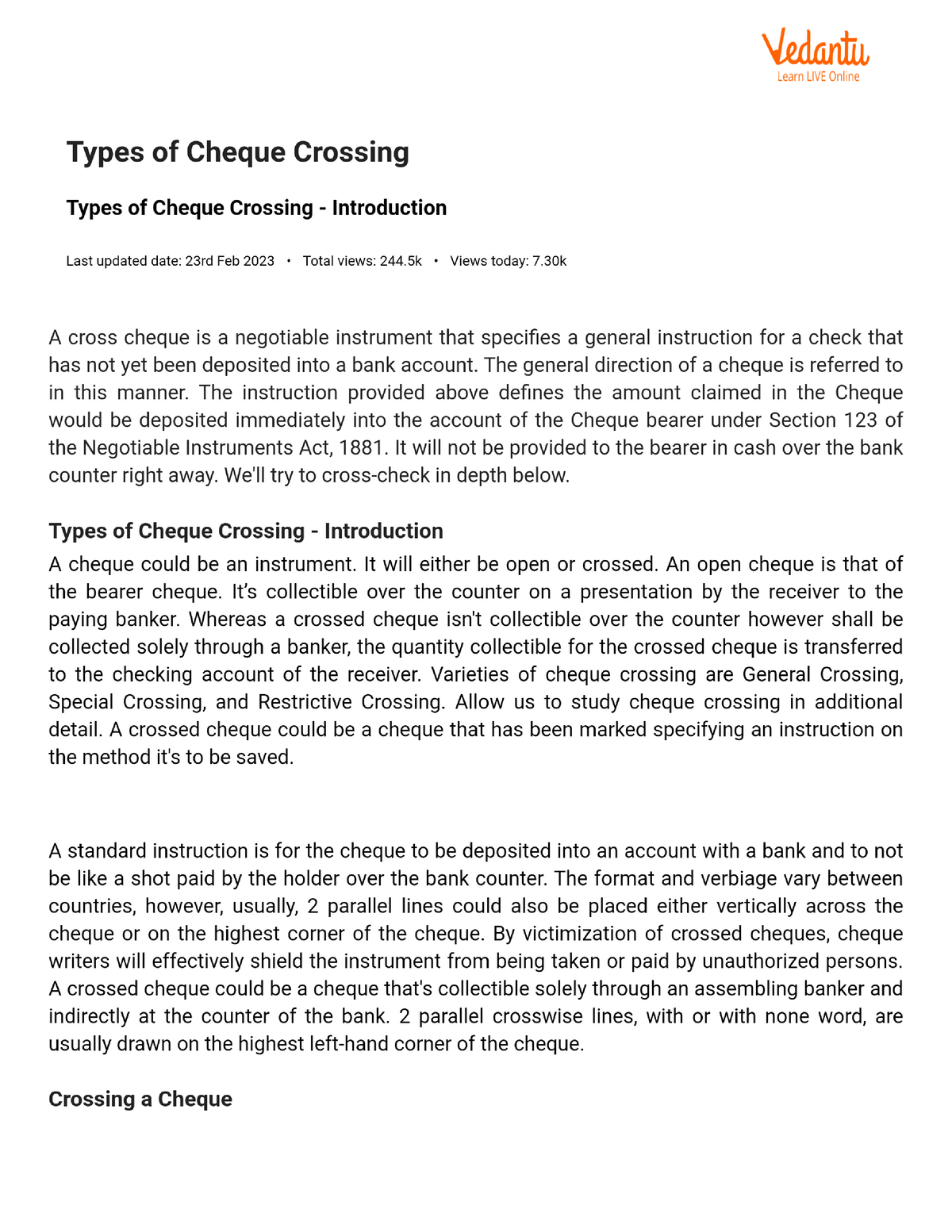 types-of-cheque-crossing-b-com-studocu