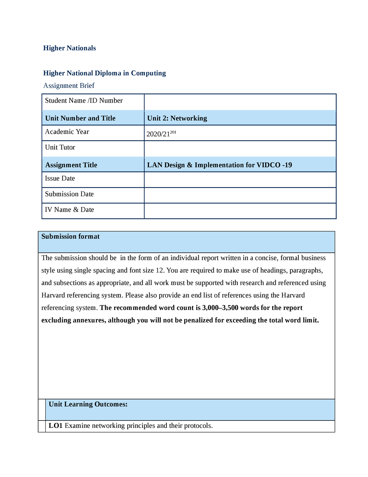 networking assignment esoft