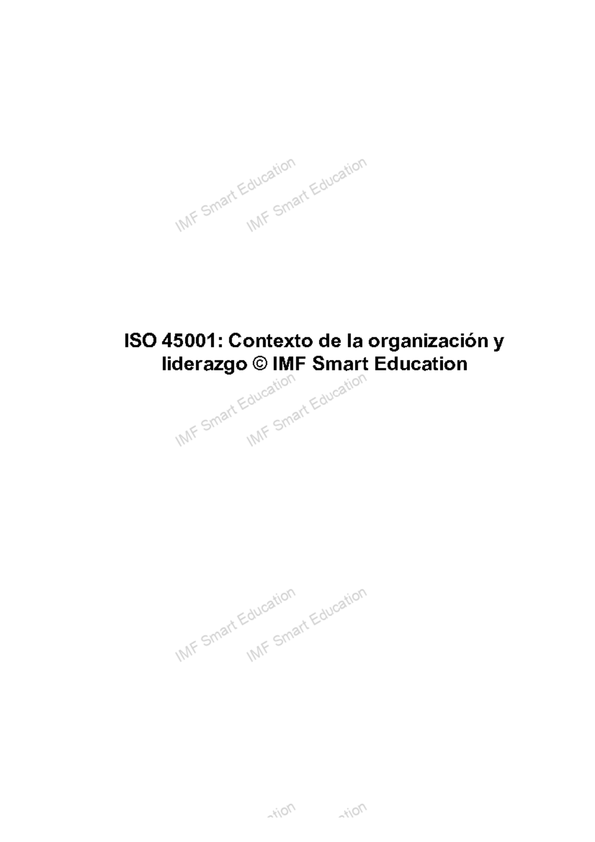 4.- 4ISO45 1 - iso, política, planificación - ISO 45001: Contexto de la ...