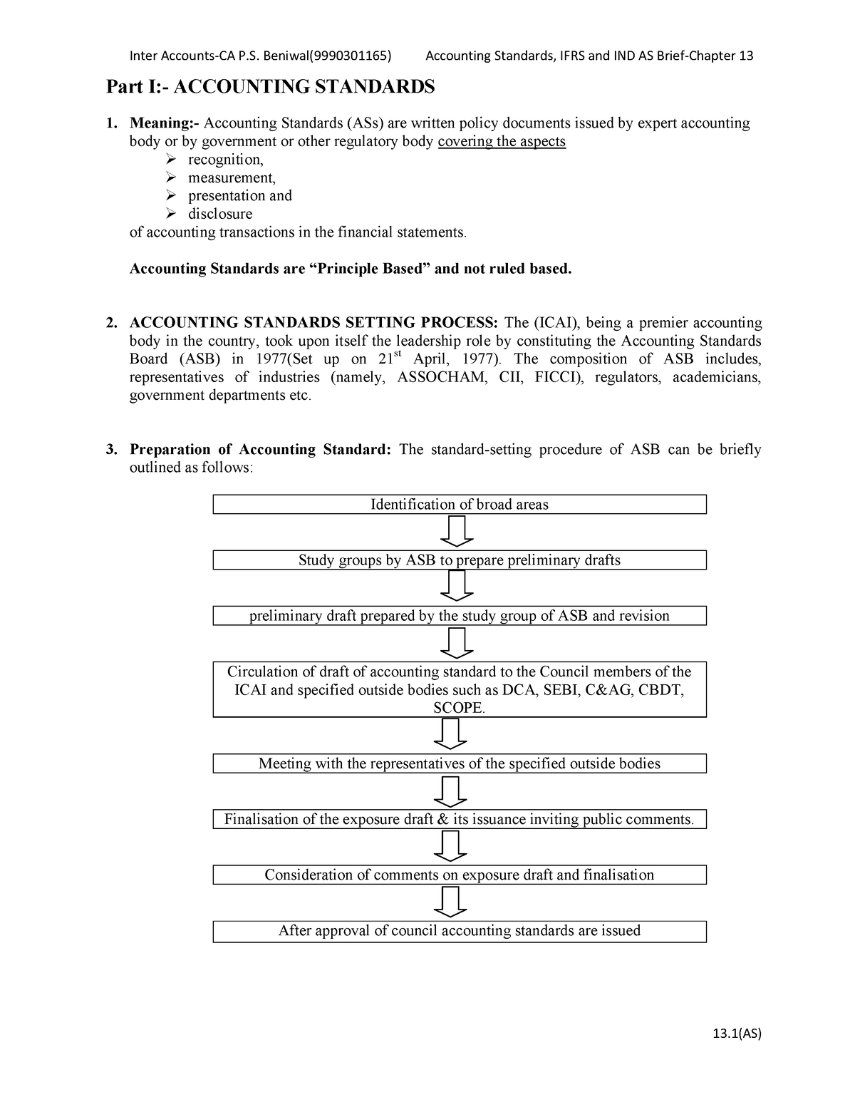 Accounting Standard Question Bank By CA P.S. Beniwal - Part I ...