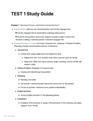 Fundamentals of Nursing Exam 4 Study Guide - Exam 4 Study Guide CHAPTER ...