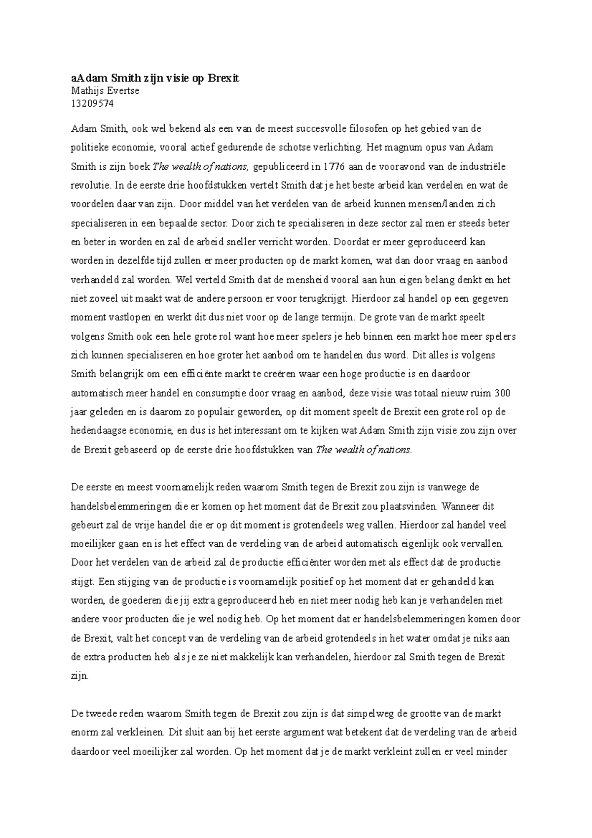 Adam smith contribution to economics image