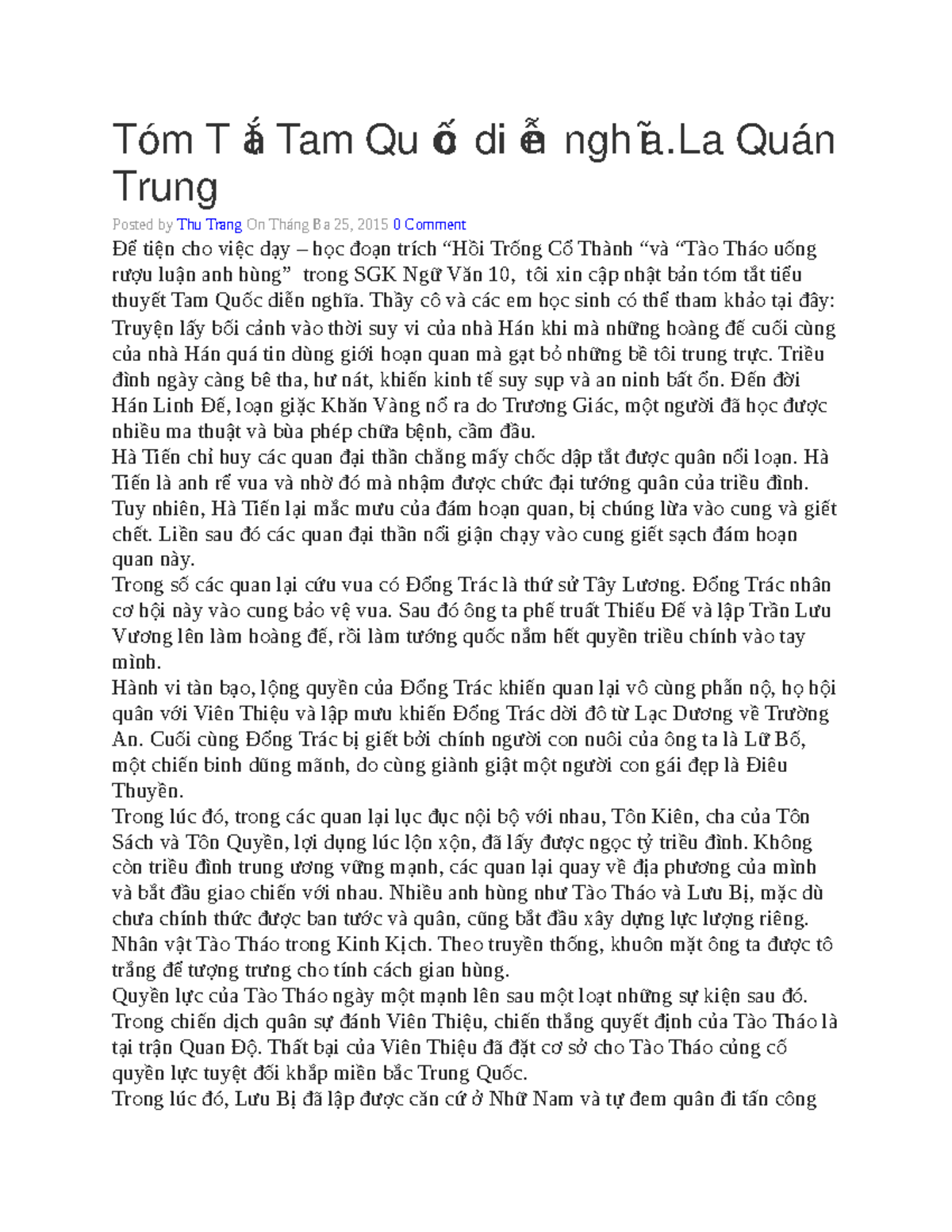 [123doc] - tom-tat-tam-quoc-dien-nghia-la-quan-trung - Tóm T t Tam Qu c ...