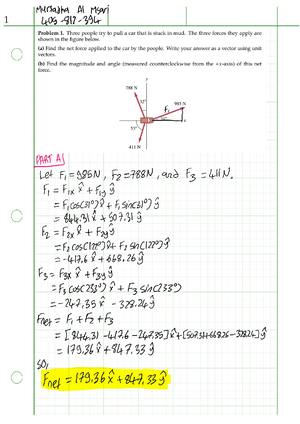 Physics 1B Midterm 1 Solutions - Studocu