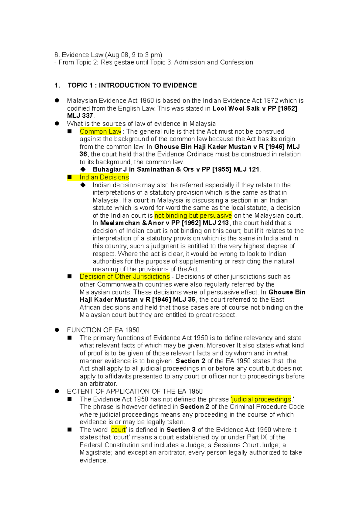 Copy paste law evidence - Evidence Law (Aug 08, 9 to 3 pm) From Topic 2 ...