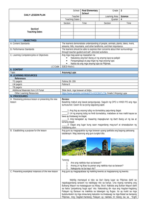 SEMI Detailed Lesson PLAN Mapeh 9 Health Rachelle Malapit - SEMI ...