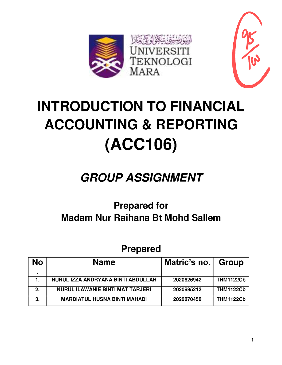 group assignment acc106 uitm