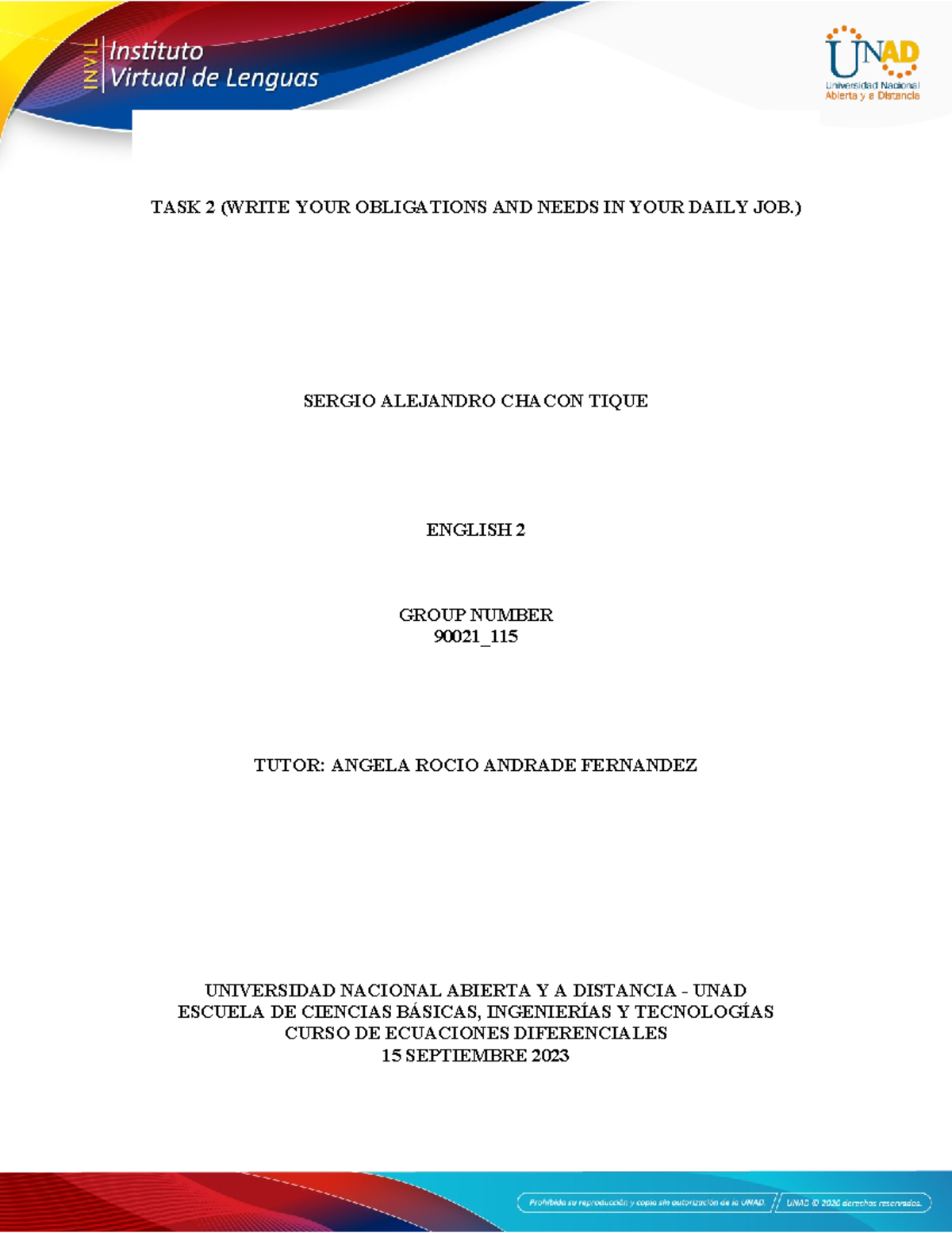 Appendix 2 - Final Task 2 - Sergio Chaconfeecback - TASK 2 (WRITE YOUR ...
