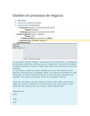 Gestión En Procesos De Negocio Semana 4 - Gestión En Procesos De ...