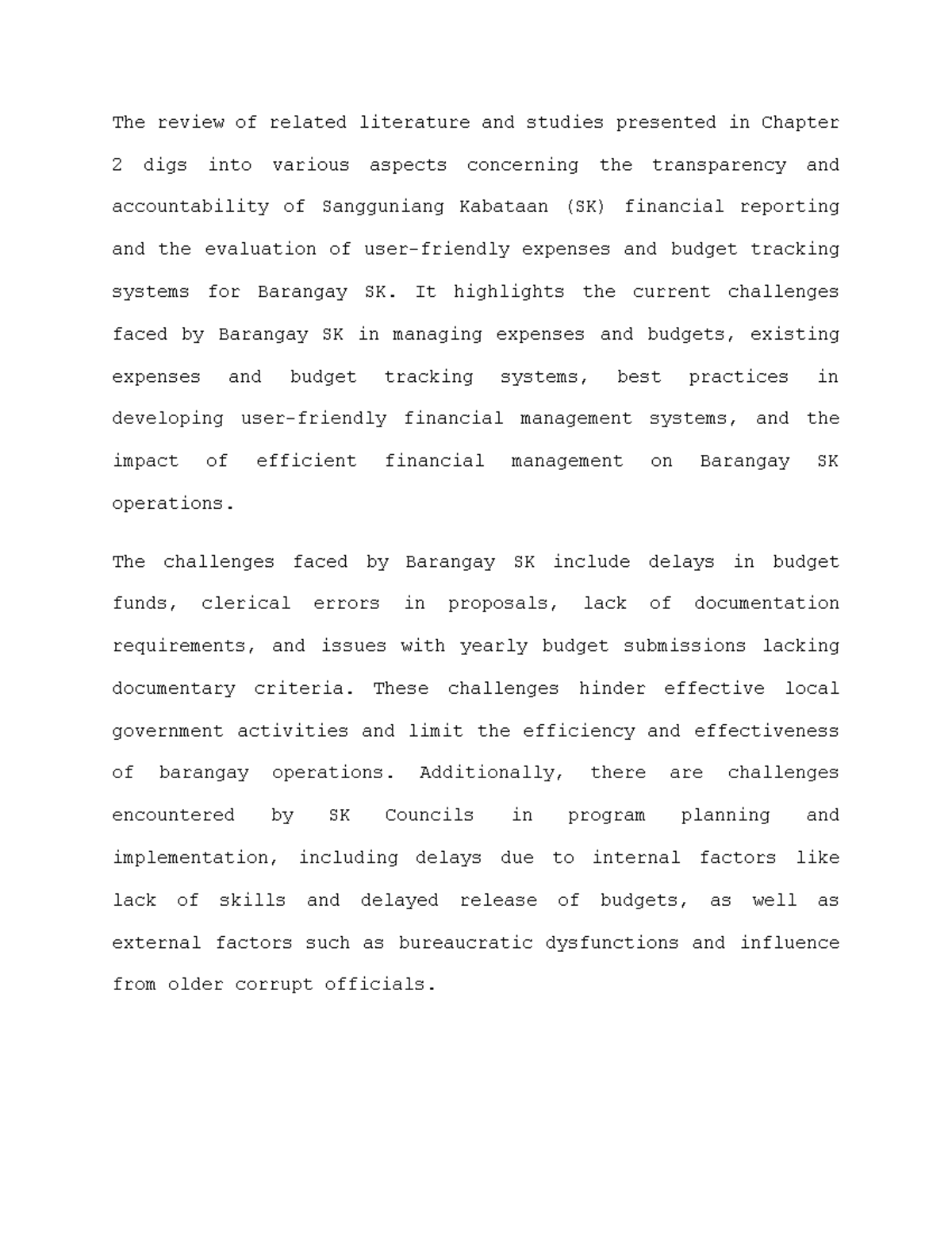 Synthesis - The review of related literature and studies presented in ...