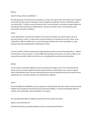 Solicitation KAYE - its for our foundation week to raise fund for the ...