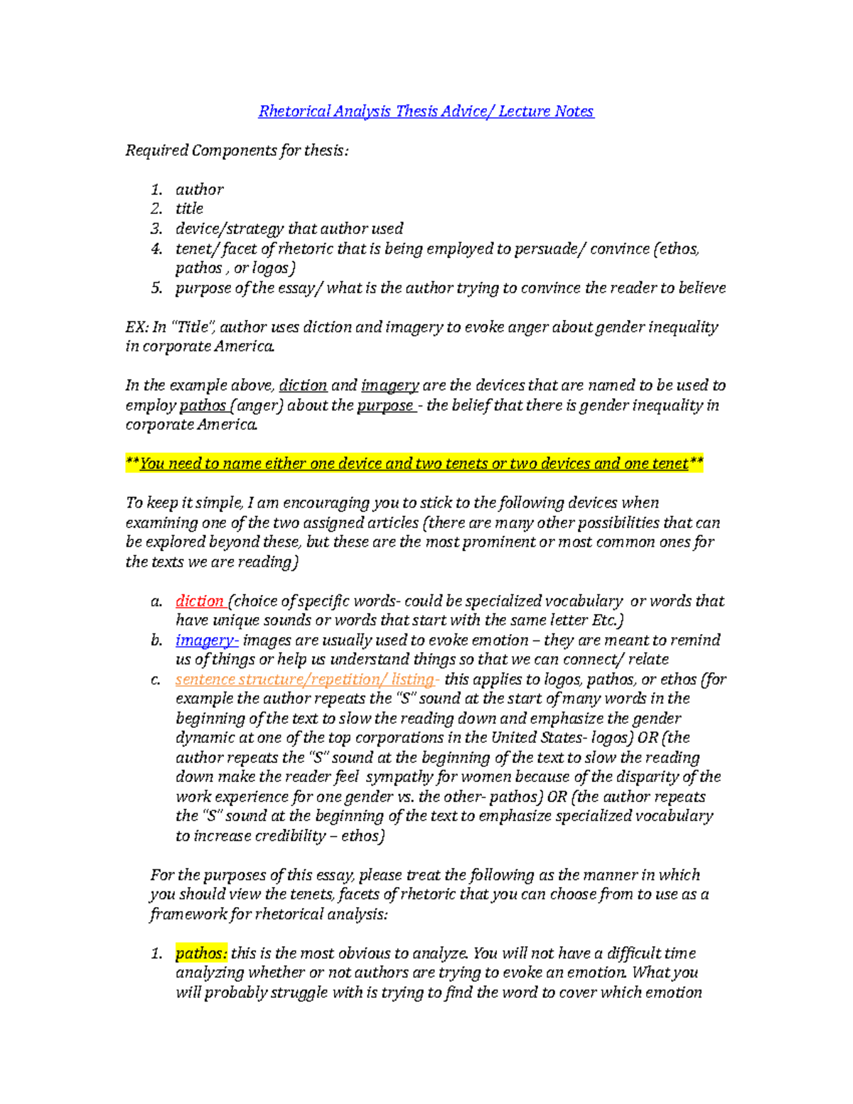 Rhetorical Analysis Thesis Advice 3 In The Example Above Diction   Thumb 1200 1553 