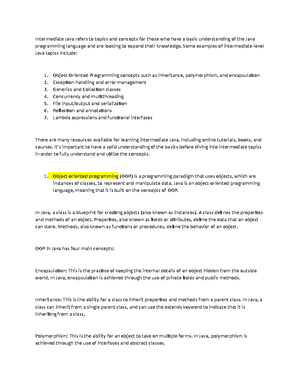 Java Important Topics and Concepts cont - Java Generics and Collection ... image.