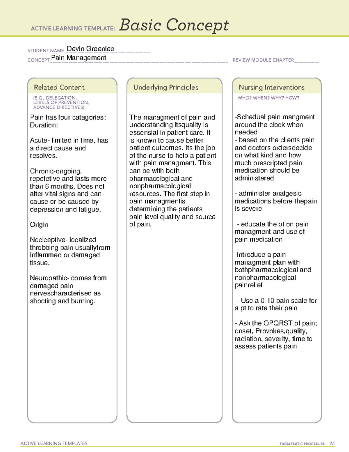 Active Learning Template Basic Concept ACTIVE LEARNING TEMPLATES