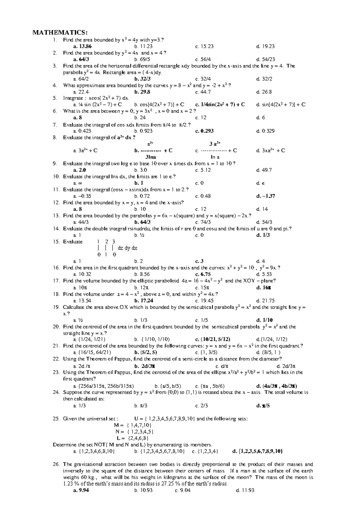 mathematics-data-bank-mathematics-find-the-area-bounded-by-x-2-4y