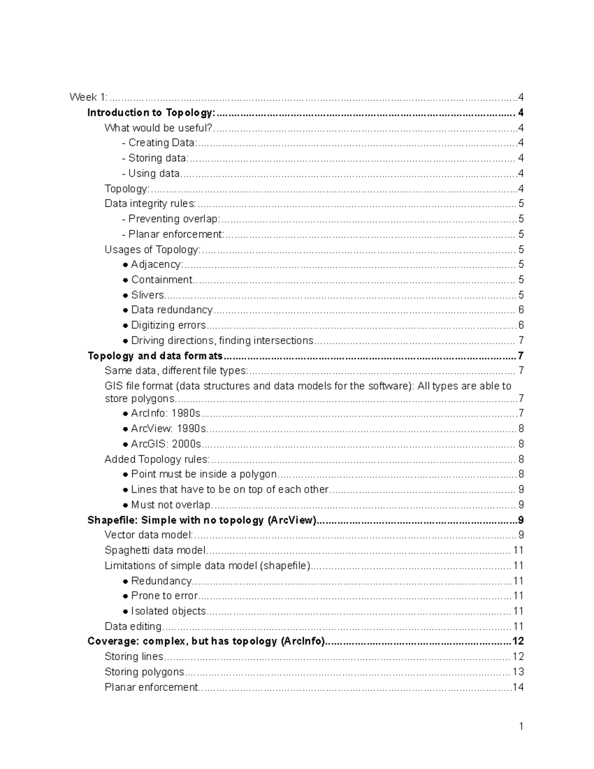 GIS Data Acquisition and Map Design GIS file format (data structures