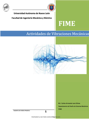 Vibmec Tarea 3 - Glosario De Vibraciones Mecánicas - UNIVERSIDAD ...