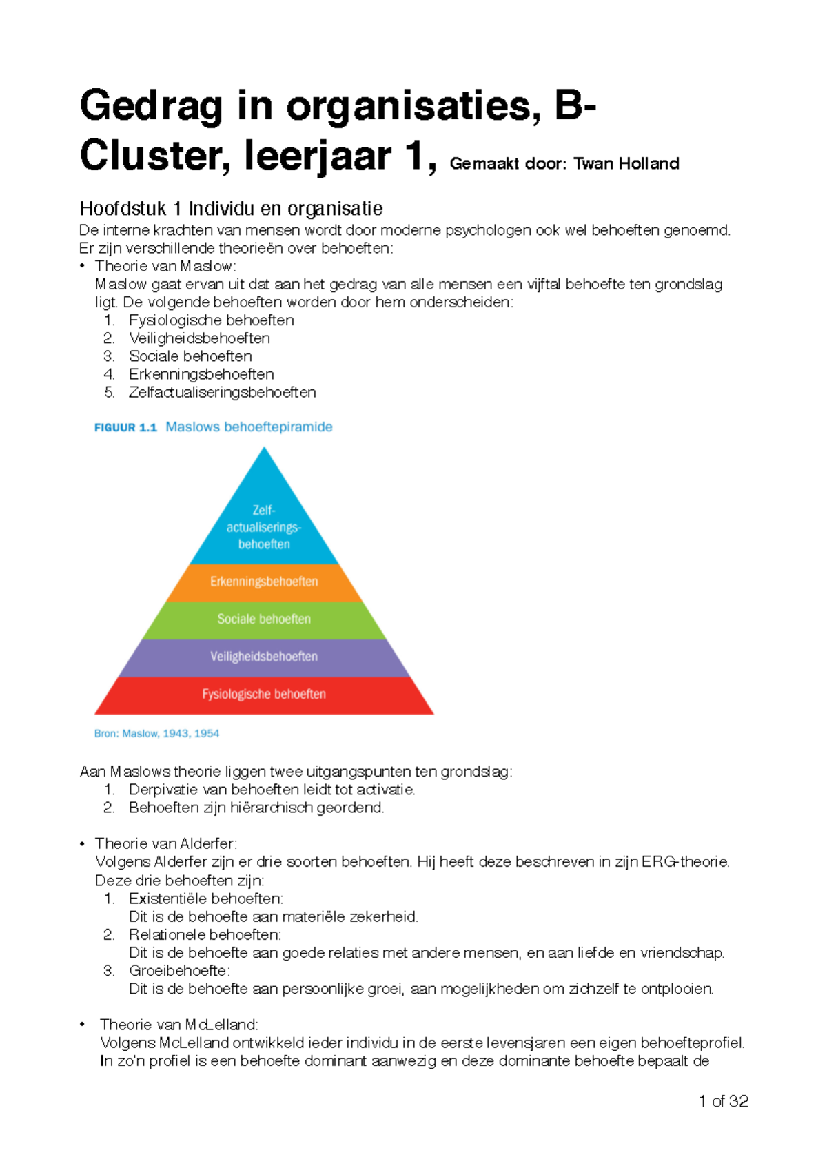 Samenvatting TOP (Gedrag In Organisaties).pdf - Gedrag In Organisaties ...