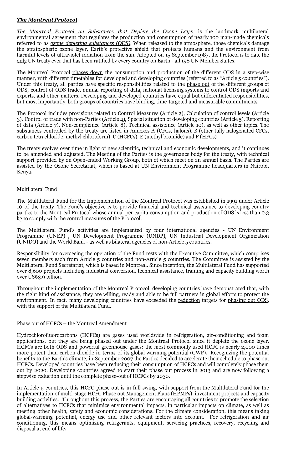 Lecture-The-Montreal-Protocol - The Montreal Protocol The Montreal ...