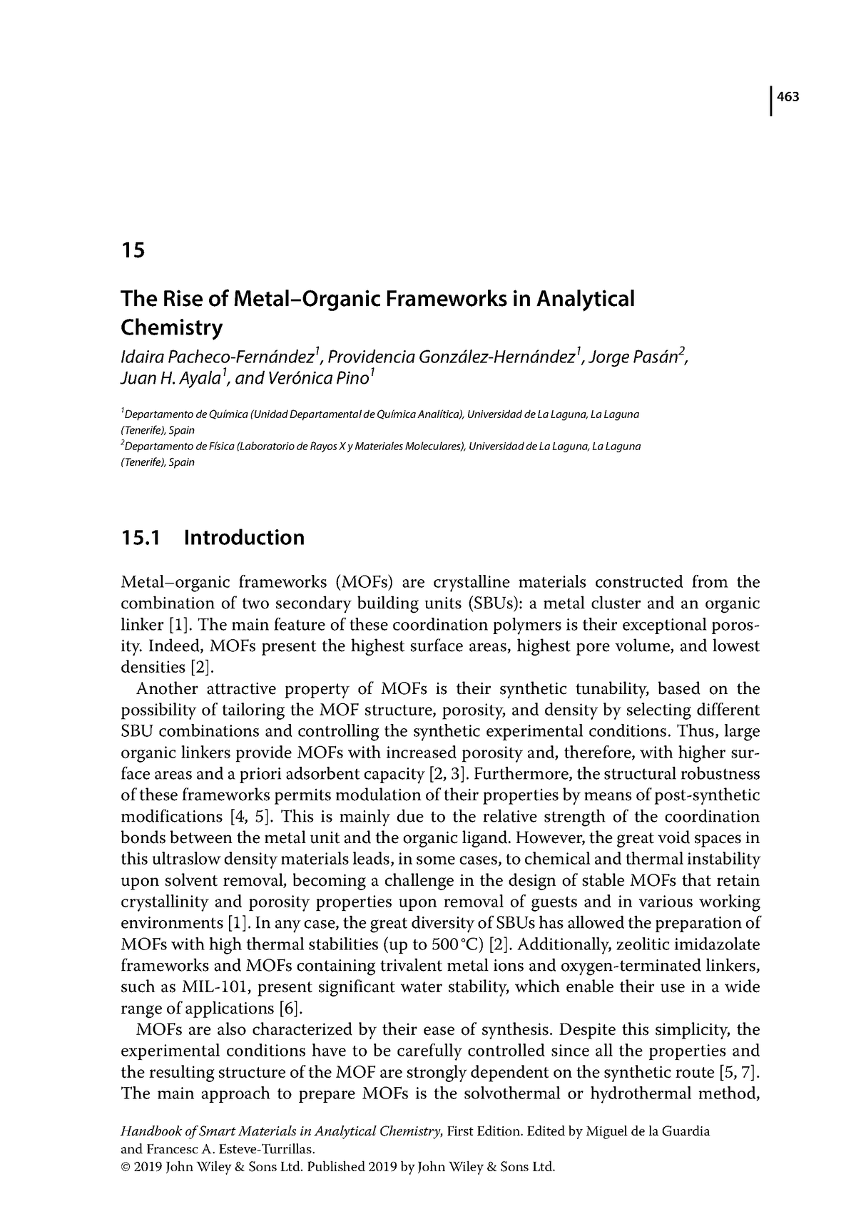 Handbook Of Smart Materials In Analytical Chemistry 2 Volume Set 160 Handbook Of Smart 