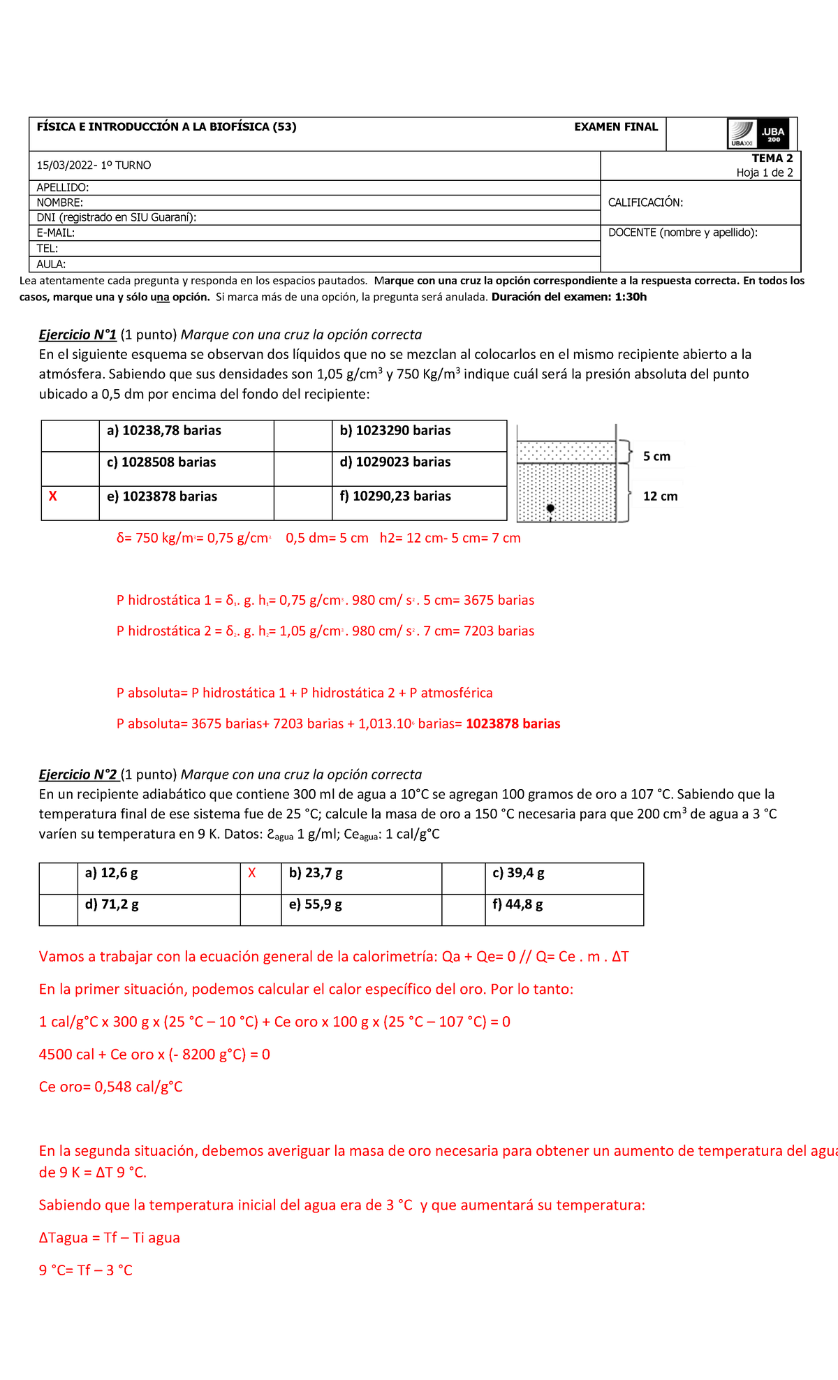 Final 15-3-22 TEMA 2 Claves - FÍSICA E INTRODUCCIÓN A LA BIOFÍSICA (53 ...