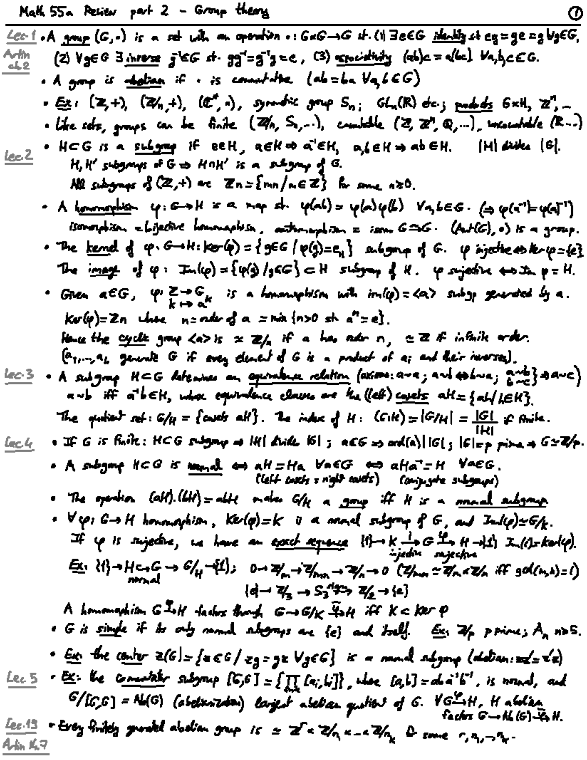Review 2 - MATH55 - Studocu