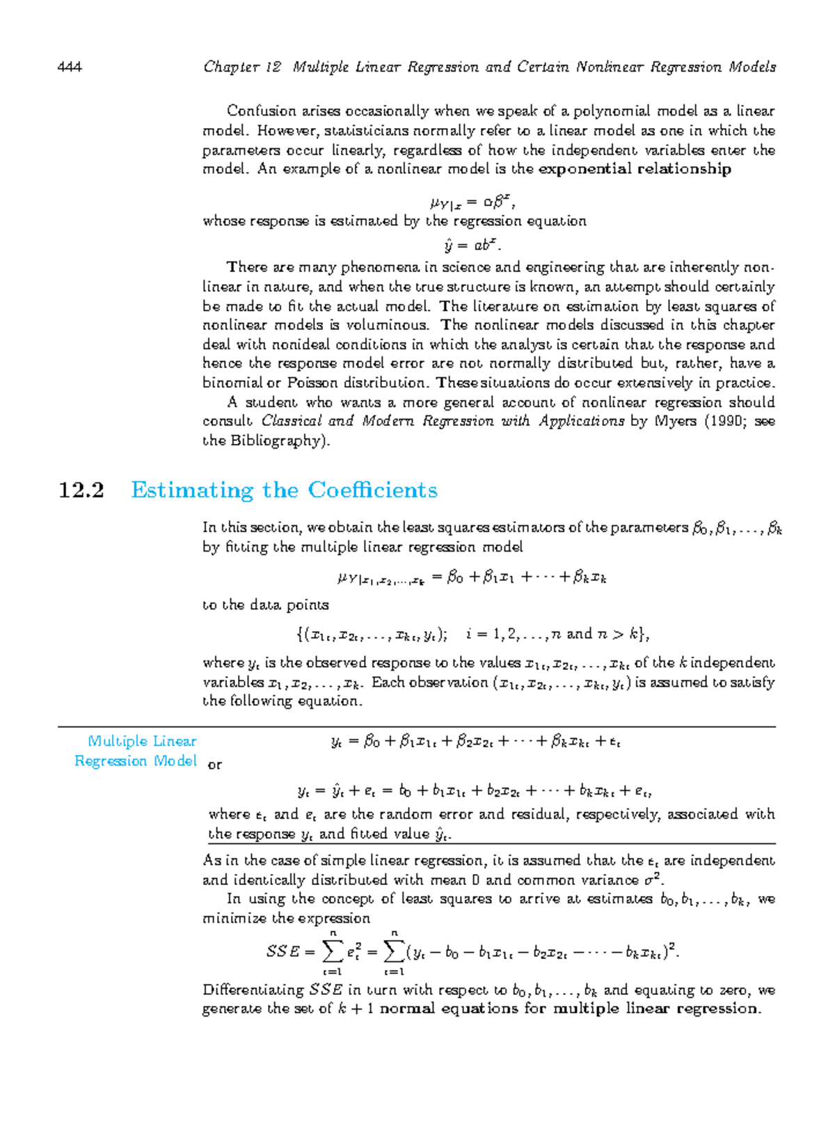 Probability and Statistics for Engineers-465-485 - 444 Chapter 12 ...