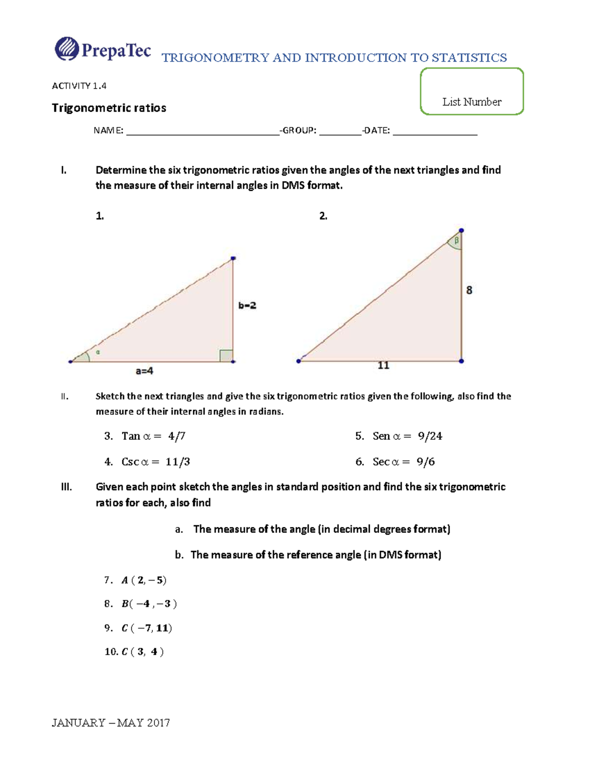 14 Trigratios Practice Matematicas Arquitectura 0480