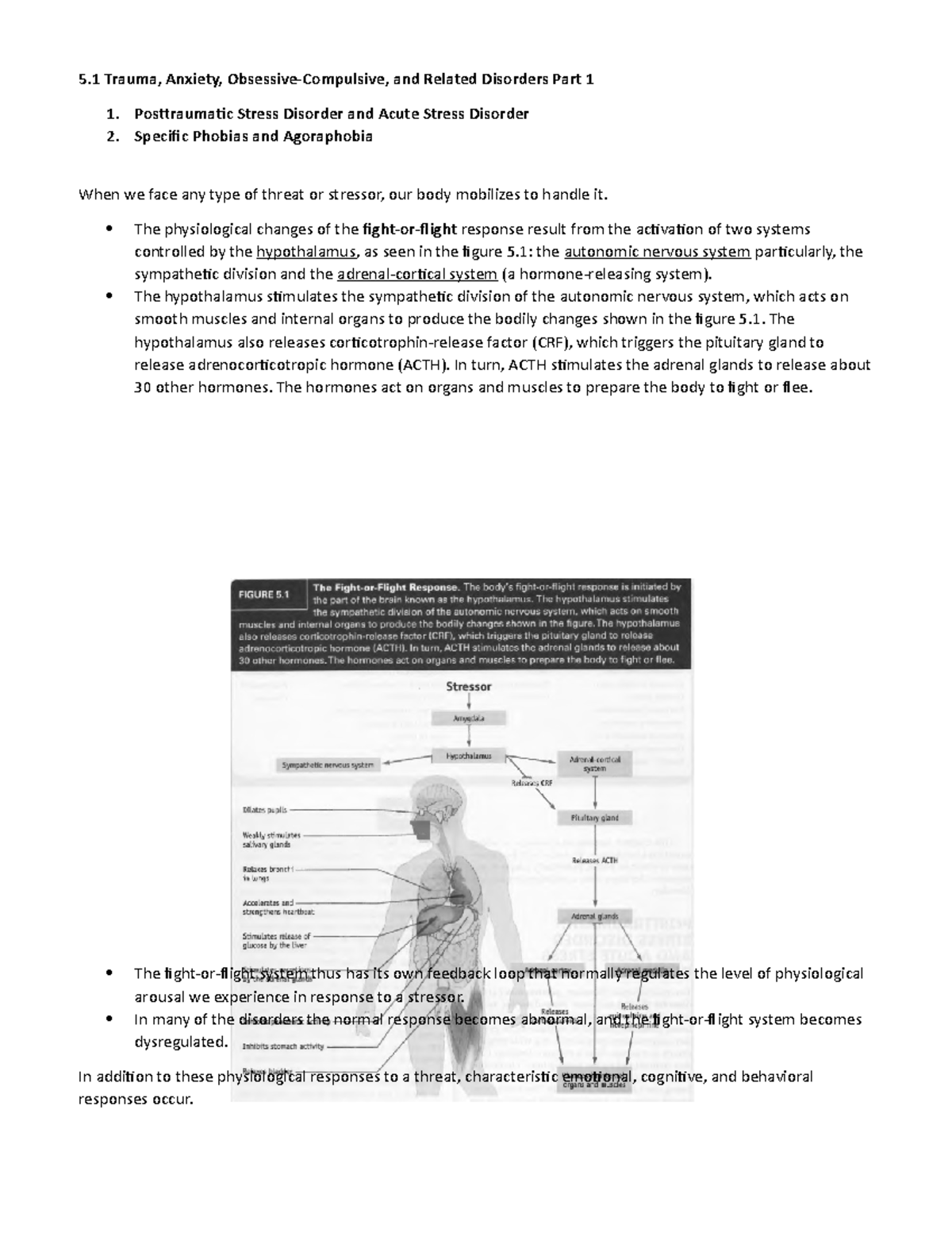 5.1 Trauma, Anxiety, Obsessive-Compulsive Part1 C - 5 Trauma, Anxiety ...