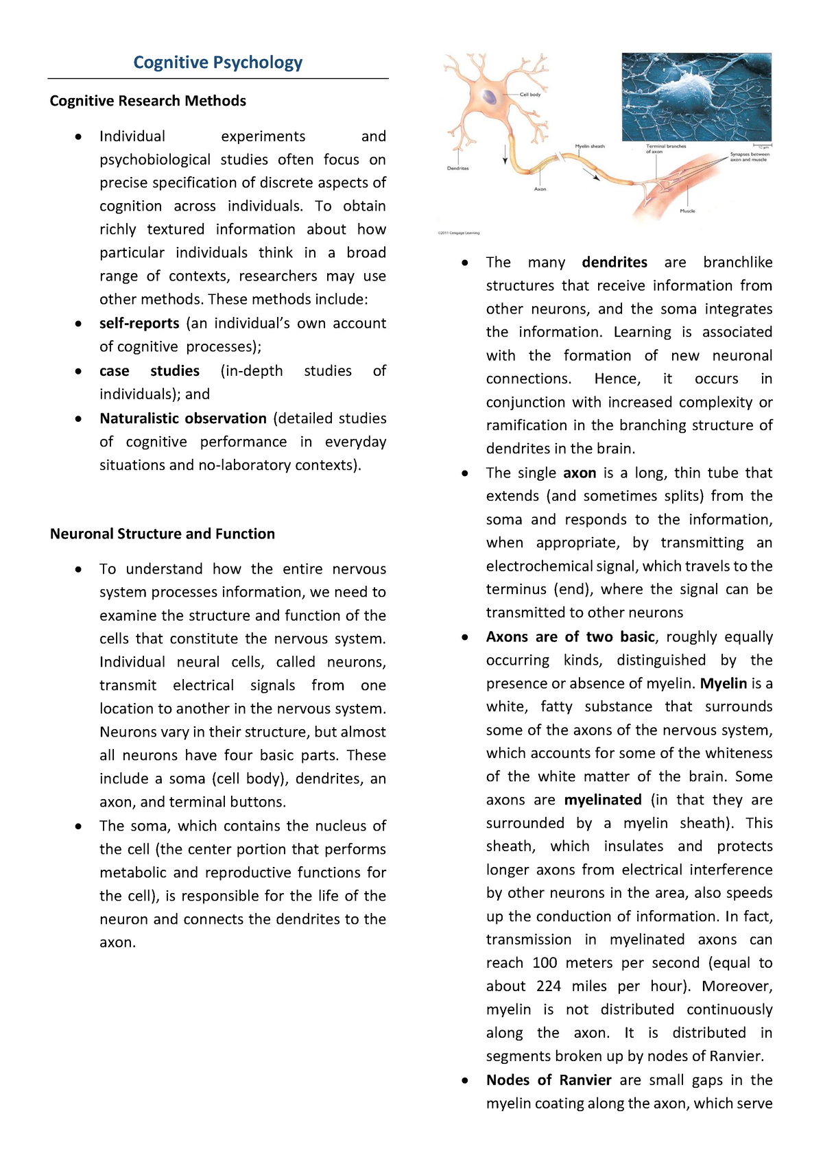 Cognitive Research Methods