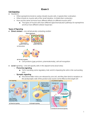 Homework 1 BIOL 1201: Summer - On-time Submission: 5 Pts. Total 20 Pts ...