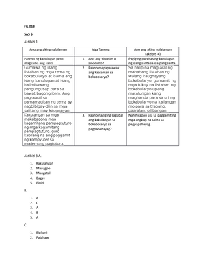 Module 1 - None - PED 028 Module 1 Lesson Wrap-Up 1. Physical education ...