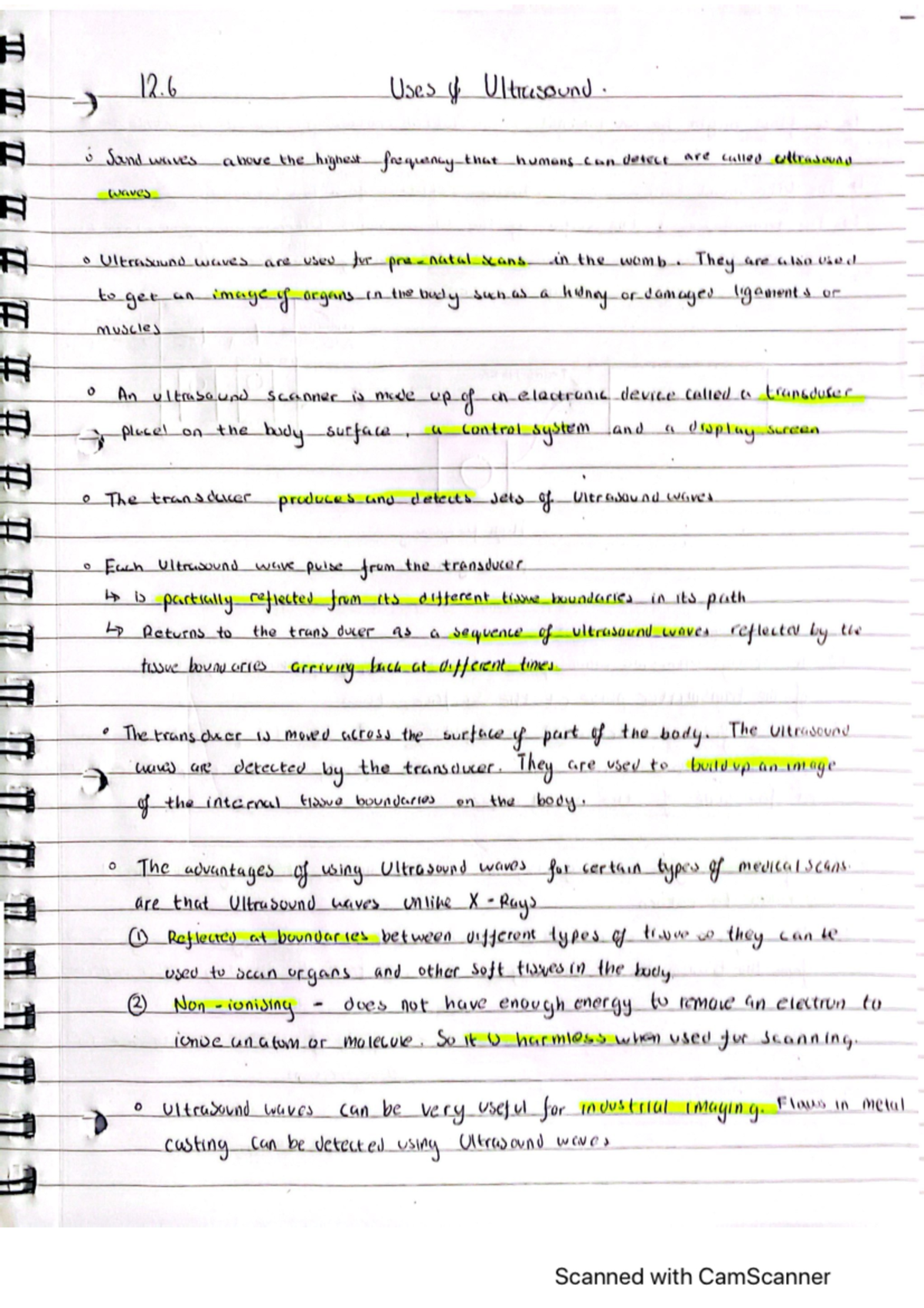 12.6 Physics - Notes made from chapter 12.6 in kerboodle textbook - Studocu