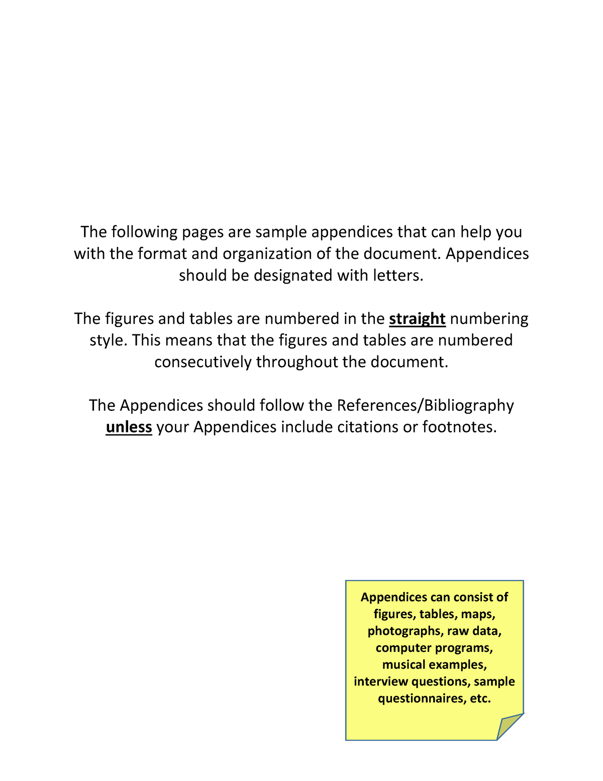 appendices in thesis example
