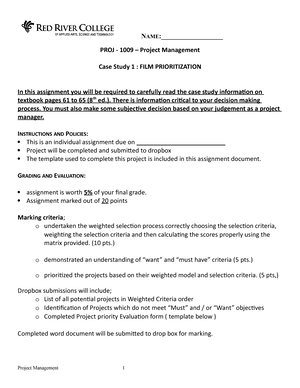 case study 2 2 film prioritization