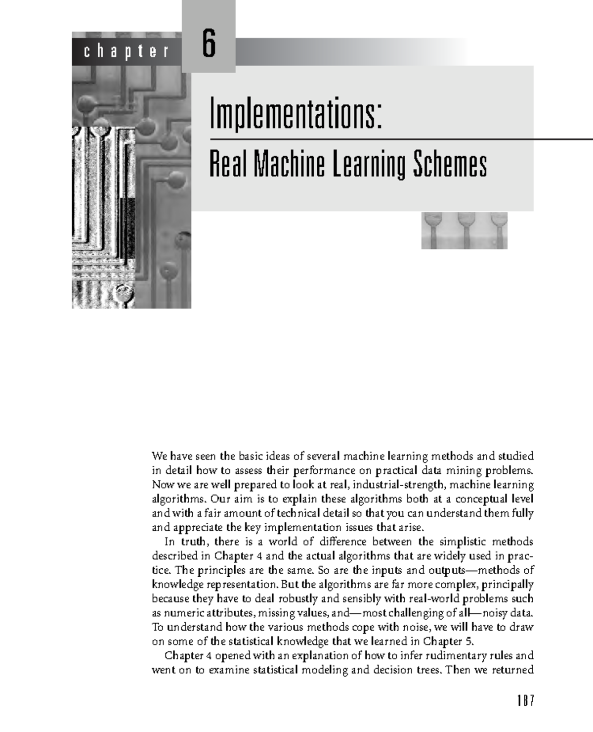 Data Mining Practical Machine Learning Tools and Techniques Chapter 6