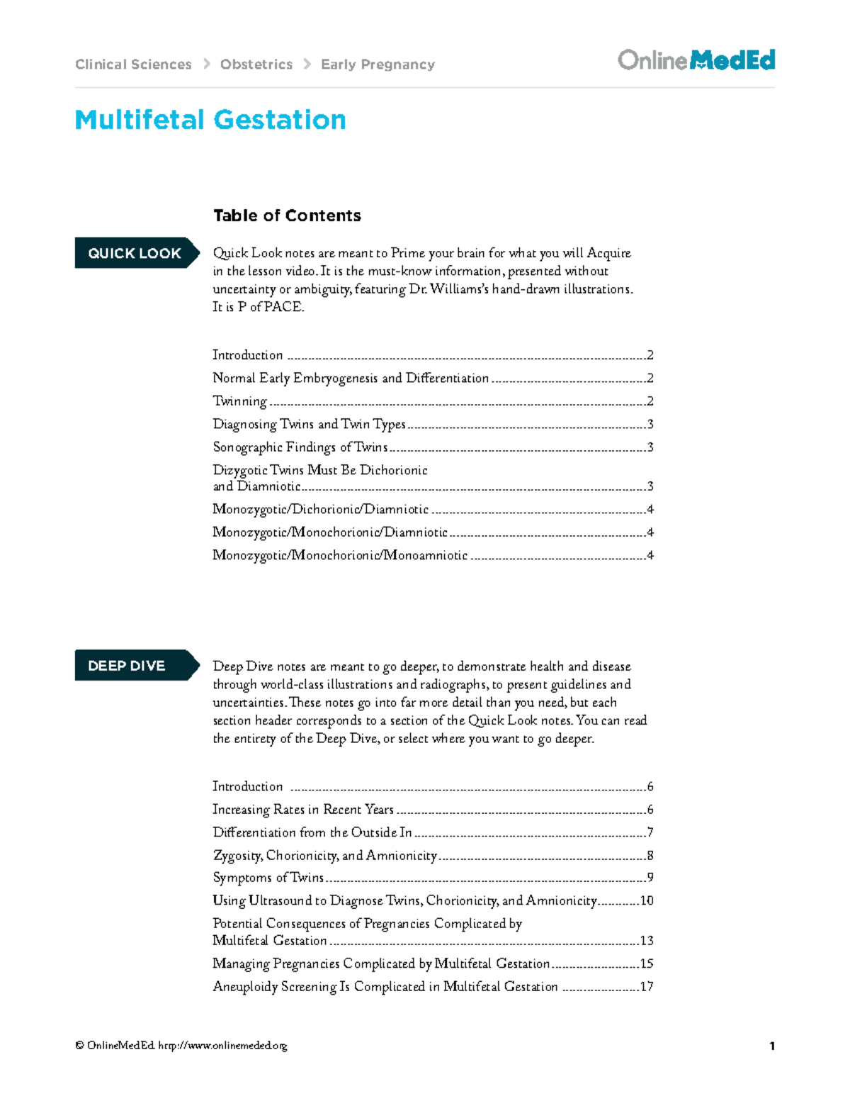 Multifetal Gestation -1-1- Multifetal Gestation Clinical Sciences ...