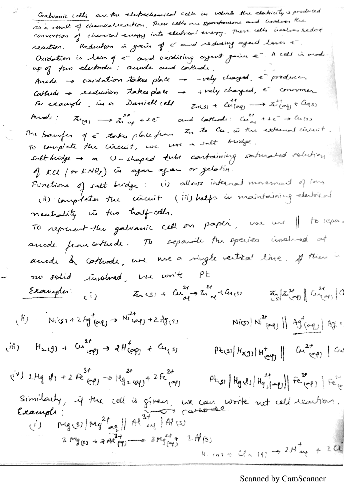 Electrochemistry - Engineering Chemistry - Studocu