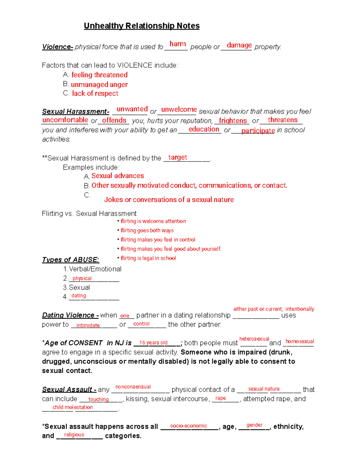 Kami Export - Unhealthy Relationship Notes 23-1 - Unhealthy ...